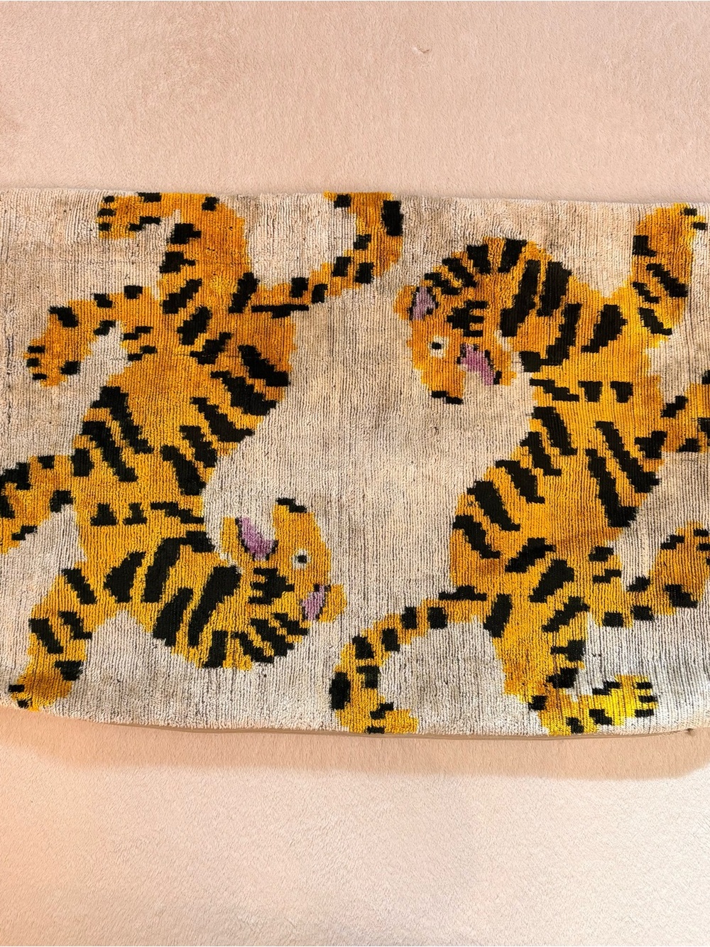 Tigers Accent Lumbar Pillow Cover 22 x 14”